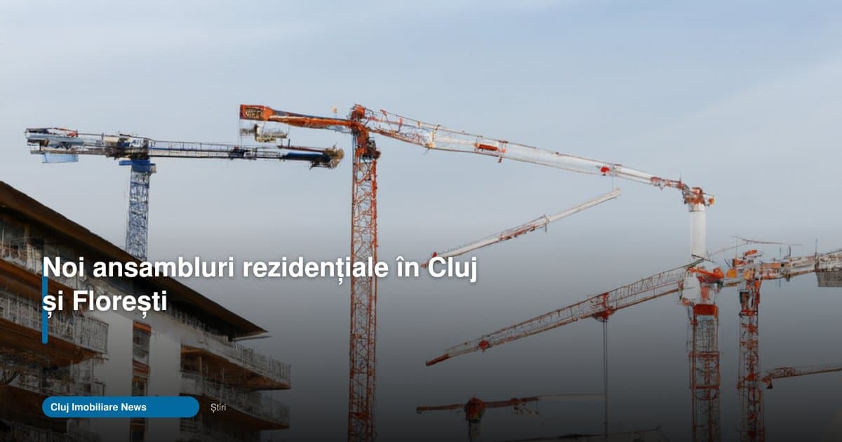 Ansambluri rezidentiale cluj floresti noi: ce se construiește